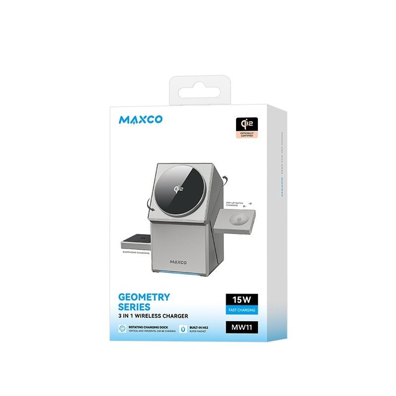 Qi2 Protocol Magnetic Touch Rotating Wireless Charger - Divine Matsya