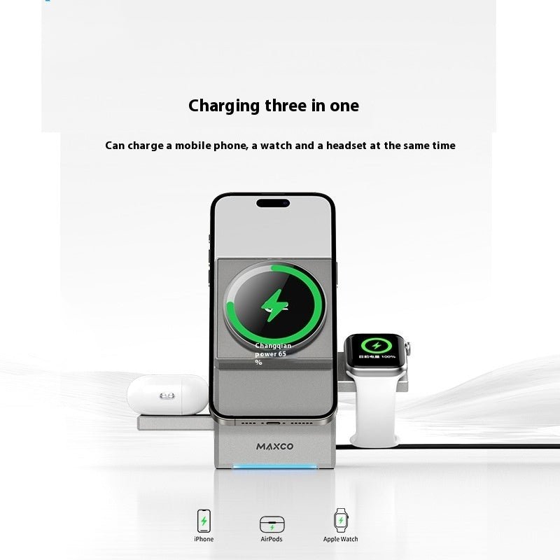 Qi2 Protocol Magnetic Touch Rotating Wireless Charger - Divine Matsya