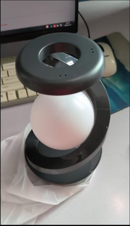Rotating Moon Desk Lamp With Phone Wireless Charging Sensor Control Table Lamps Decorative Desktop Lamp Small Night Lamp Home Decor - Divine Matsya