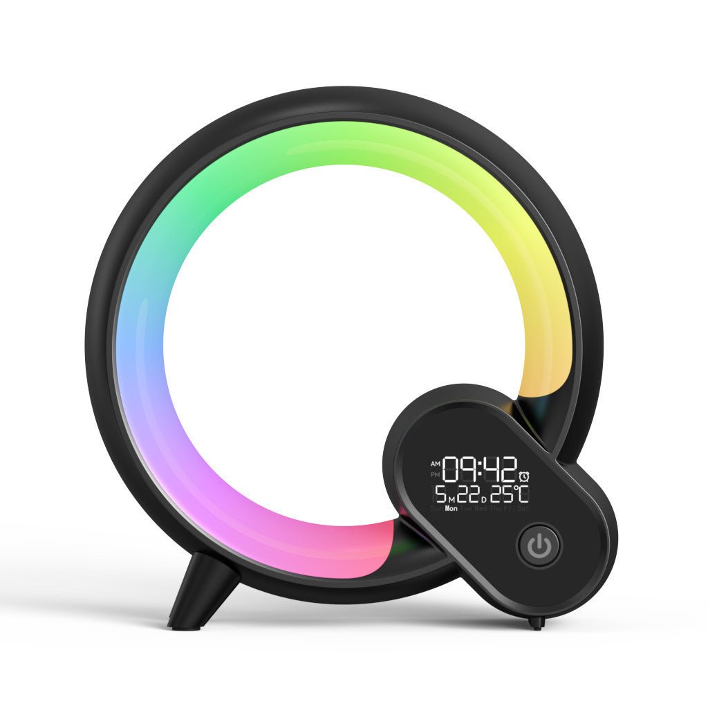 Creative Q Light Analog Sunrise Digital Display Alarm Clock - Divine Matsya