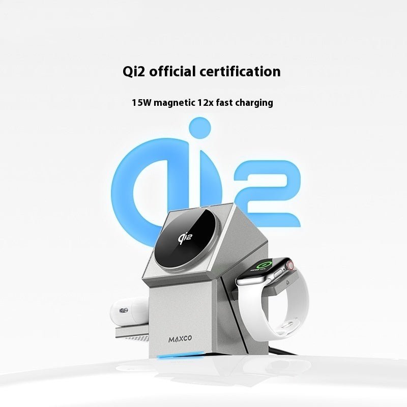 Qi2 Protocol Magnetic Touch Rotating Wireless Charger - Divine Matsya