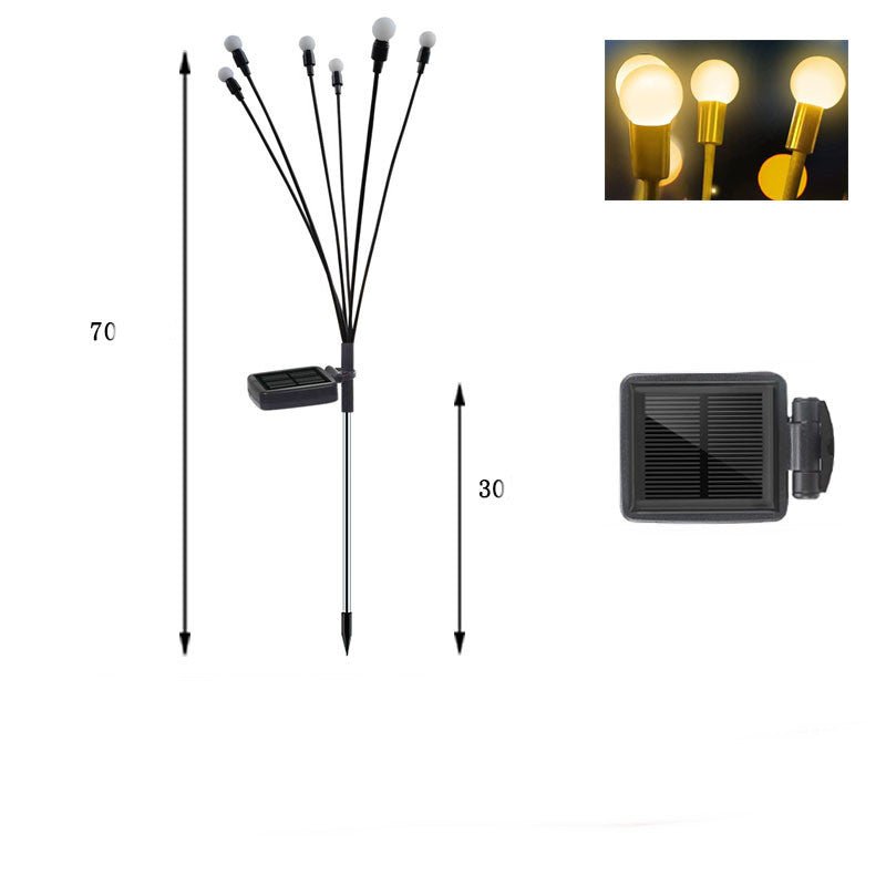 Simulation Firefly Solar Light Outdoor Garden Decoration Lawn Landscape Lamp Xmas Decor Solar LED Lights Outdoor Garden Lights - Divine Matsya