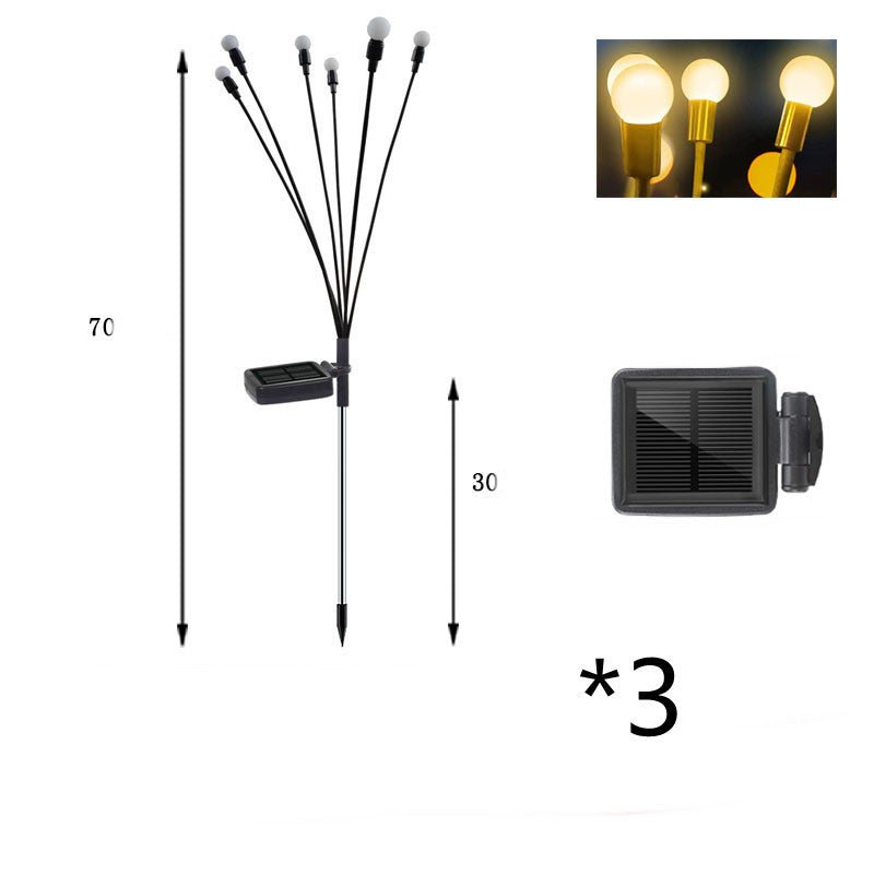 Simulation Firefly Solar Light Outdoor Garden Decoration Lawn Landscape Lamp Xmas Decor Solar LED Lights Outdoor Garden Lights - Divine Matsya